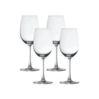 Ocean Glass Matera White Wine Glasses (4-Pieces), 14-ounce, dishwasher safe