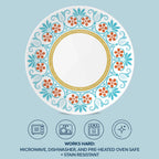 Corelle® Global Collection Terracotta Dreams, 8.5” Salad Plates, 6-pack