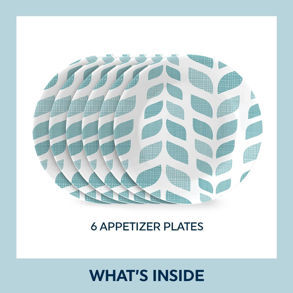 Corelle® Global Collection Northern Pines 6.75" Appetizer Plates, 6-pack