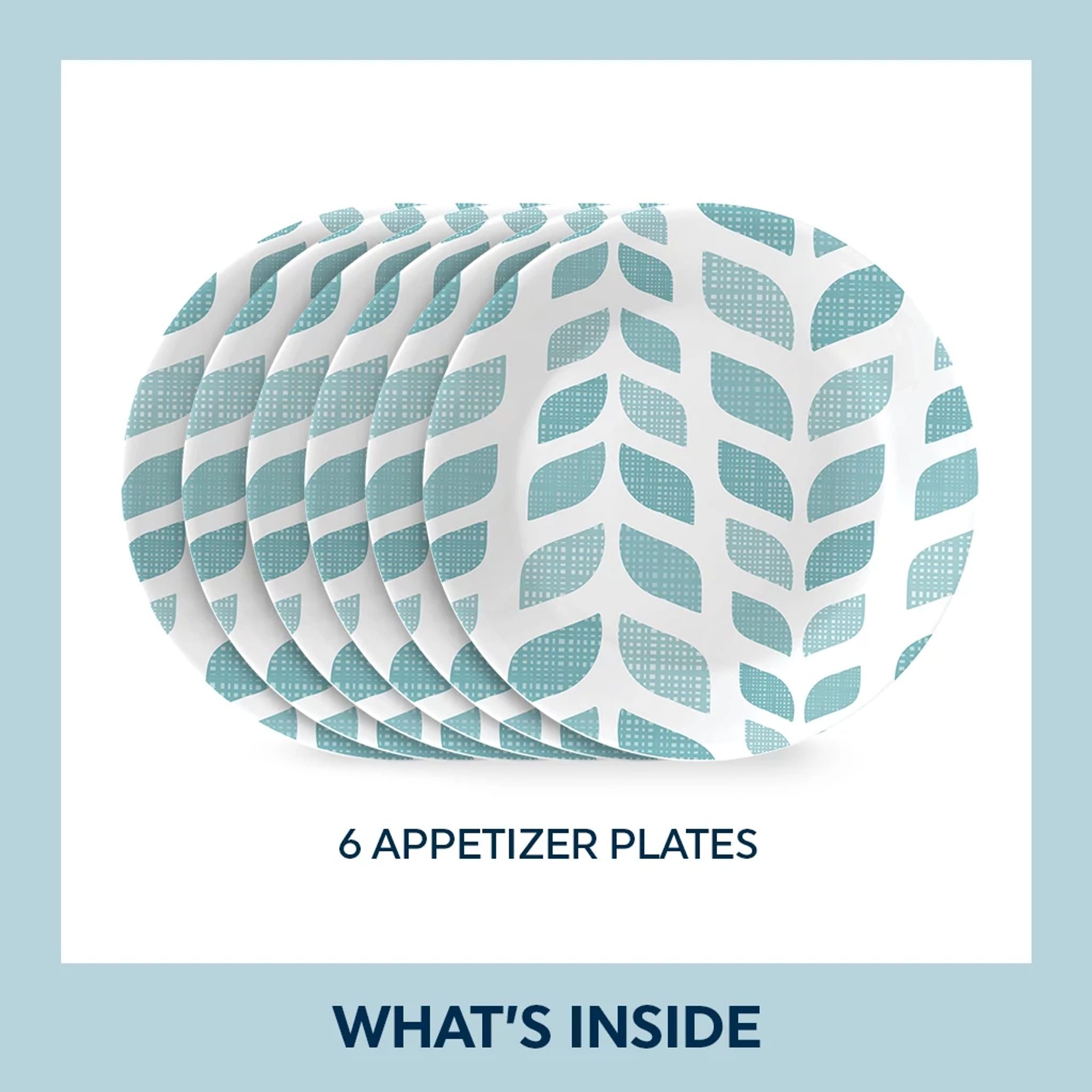 Corelle® Global Collection Northern Pines 6.75" Appetizer Plates, 6-pack