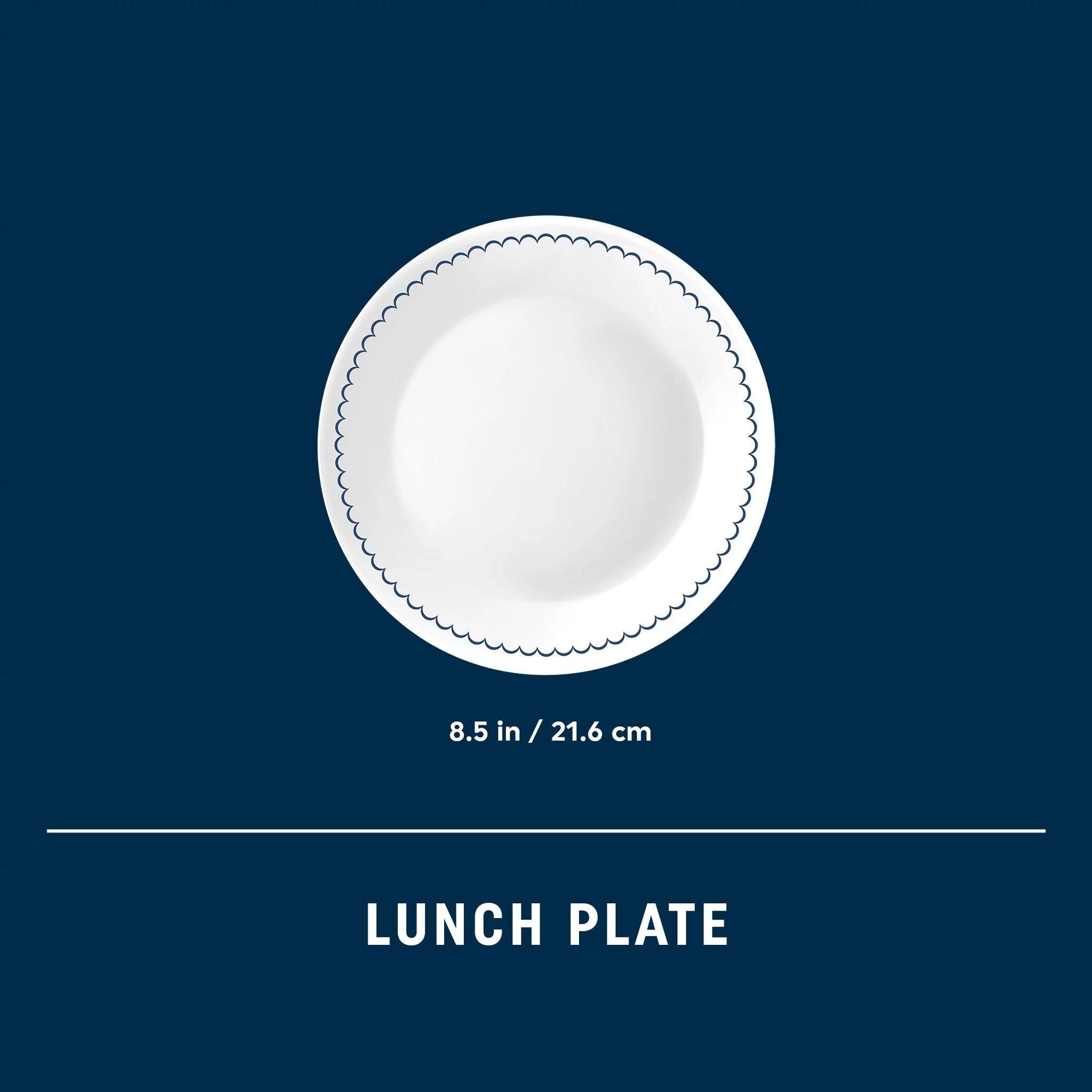 Corelle® Caspian Lace 8.5" Salad Plate