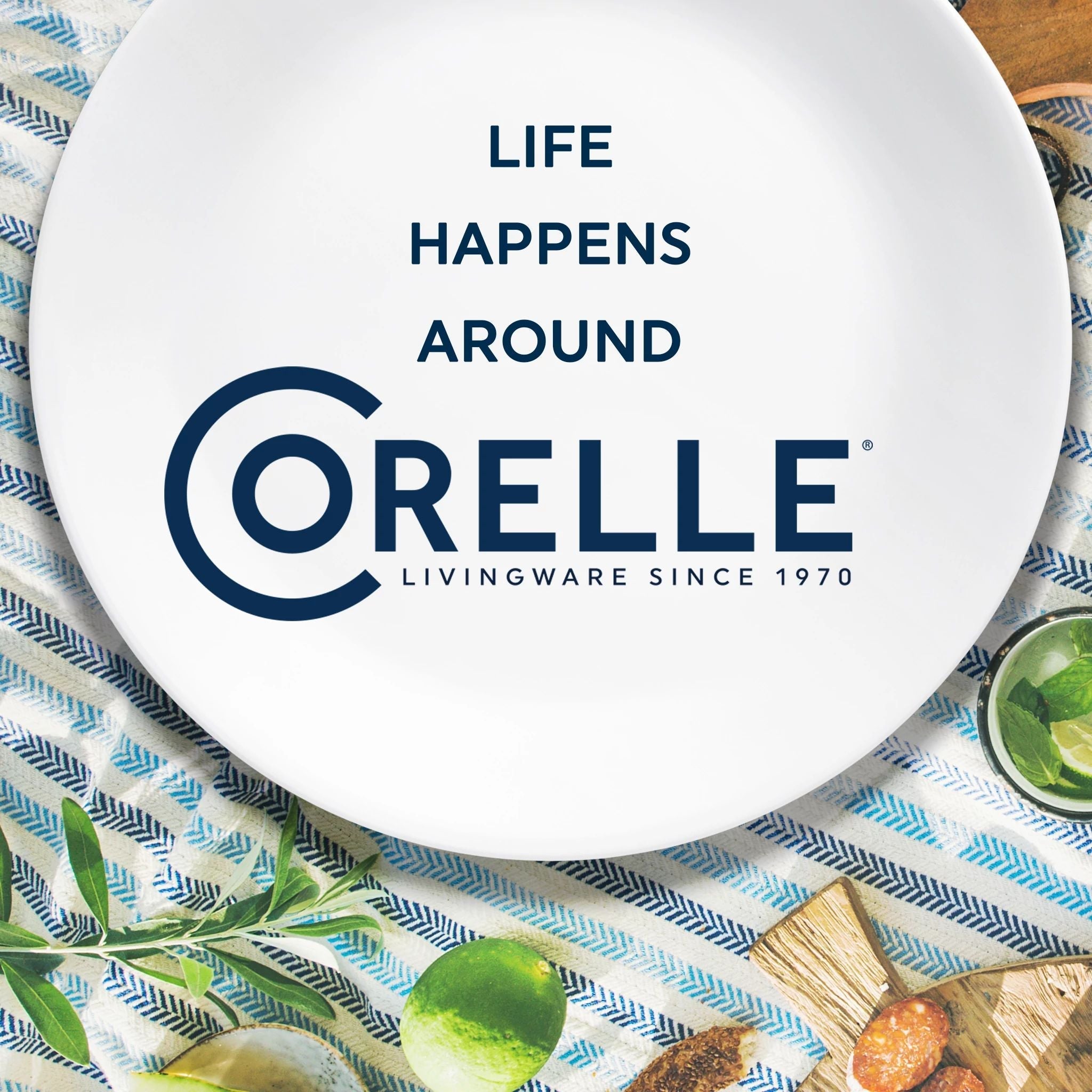 Corelle® Classic Café Blue 28-ounce Large Soup Bowl