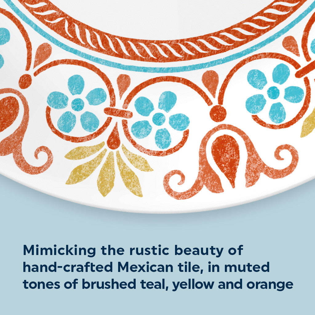 Corelle® Global Collection Terracotta Dreams 10.25” Dinner Plates, 4-pack