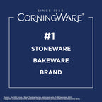 CorningWare® French White® 2.5-quart Oval Baking Dish with Lid