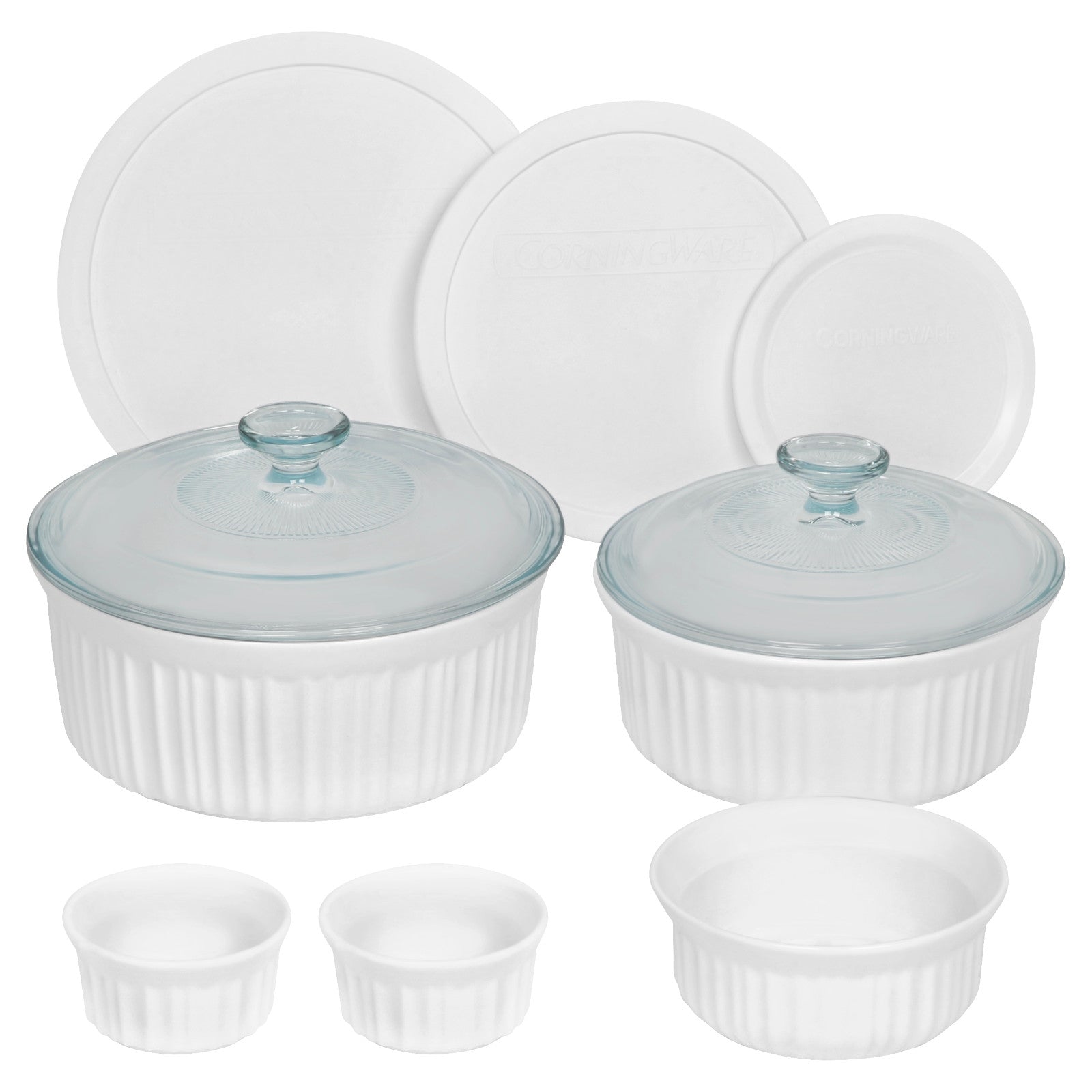 CorningWare® French White® 10-piece Round Bakeware Set